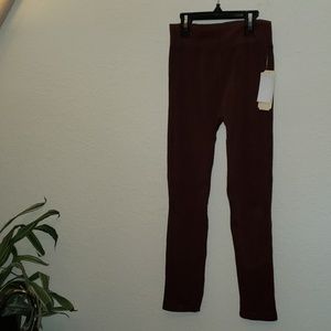 GB GIRLS Berry bark colored leggings